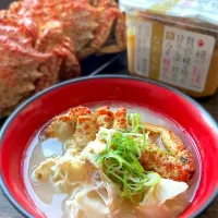 糀美人deトゲクリガニのみそ汁