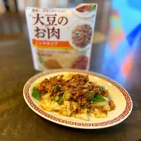 キャベツ、ピーマンの大豆のお肉炒め|かっちゃん杉さん