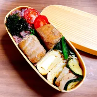 🙂厚揚げ肉巻き弁当🙂|Laniさん