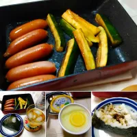 ソーセージとズッキーニのソテー|うたかた。さん