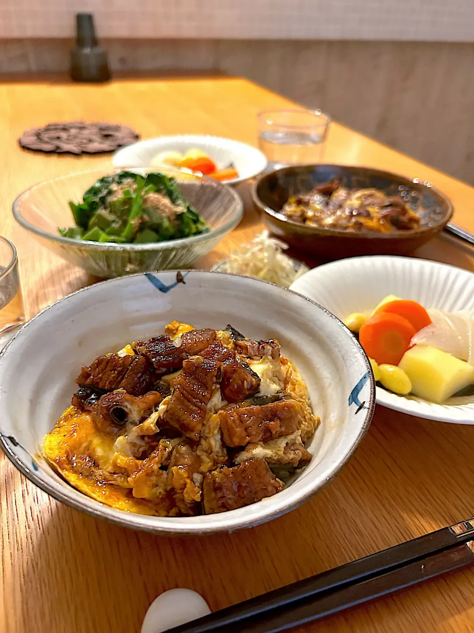 鰻玉丼|むぎこさん