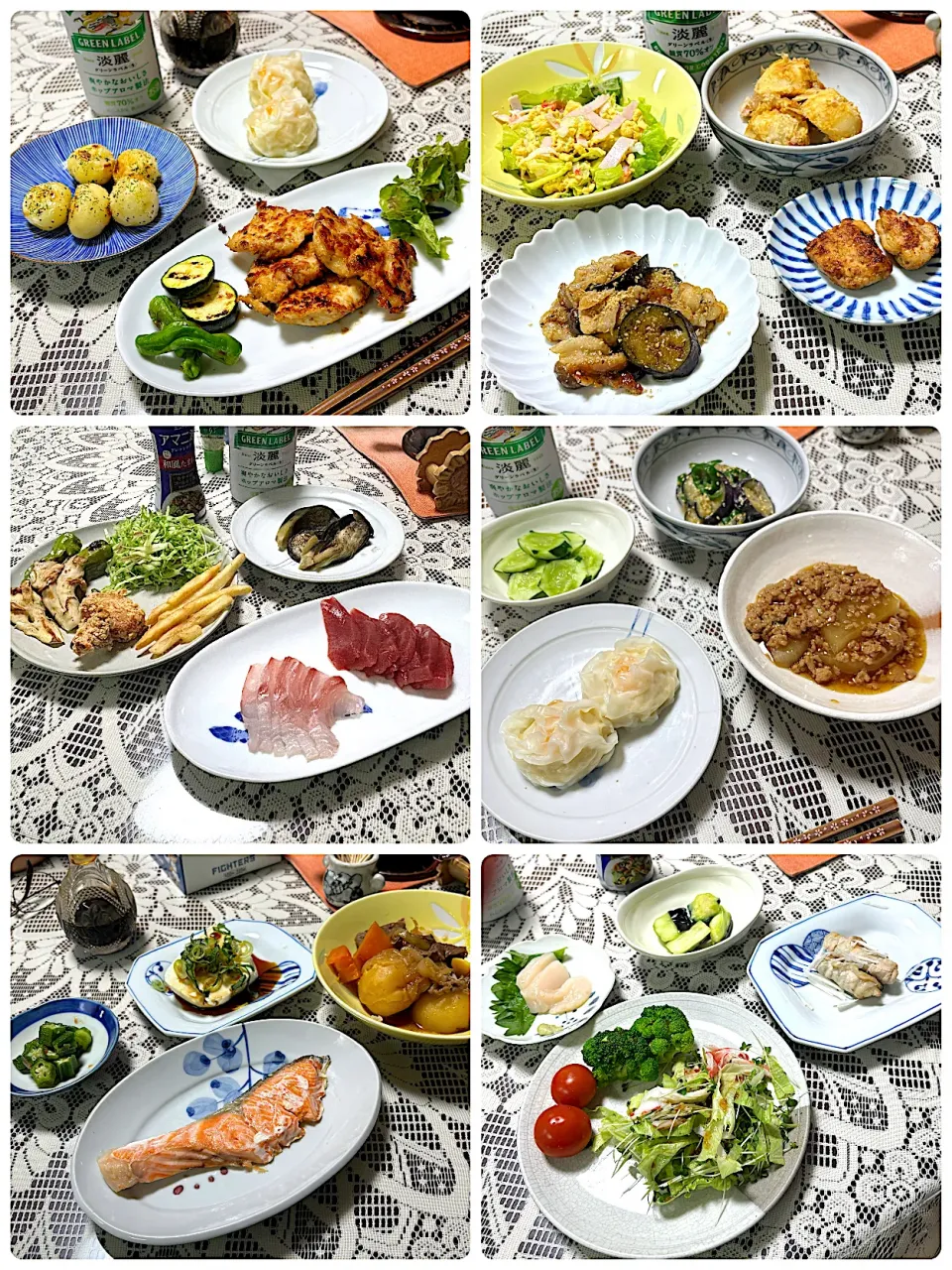 晩ごはん達|あっつさん