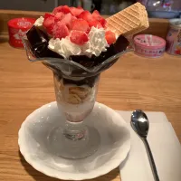 コーヒーゼリーパフェ