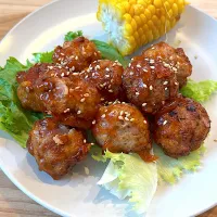 肉団子の甘酢あん|ぺろたんさん