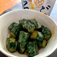 きゅうりの『つぶみそ漬け』|いちごさん
