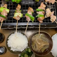 夕食　焼きとり|ATさん