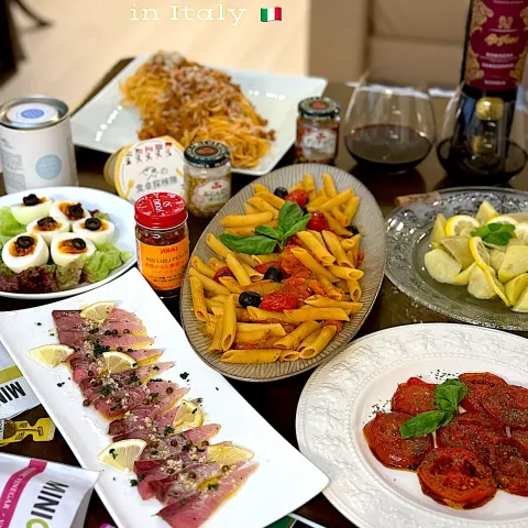 「ＭＣ　アンチョビーソース」を使ってみたSnapdishの料理・レシピ写真:華金だよ！おいしさのみちひらくyoukiの世界バルINイタリア🇮🇹イタリアンバルごっこしました😆