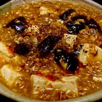 大豆のお肉で 「麻婆茄子&豆腐」                               義務投稿④|mottoさん