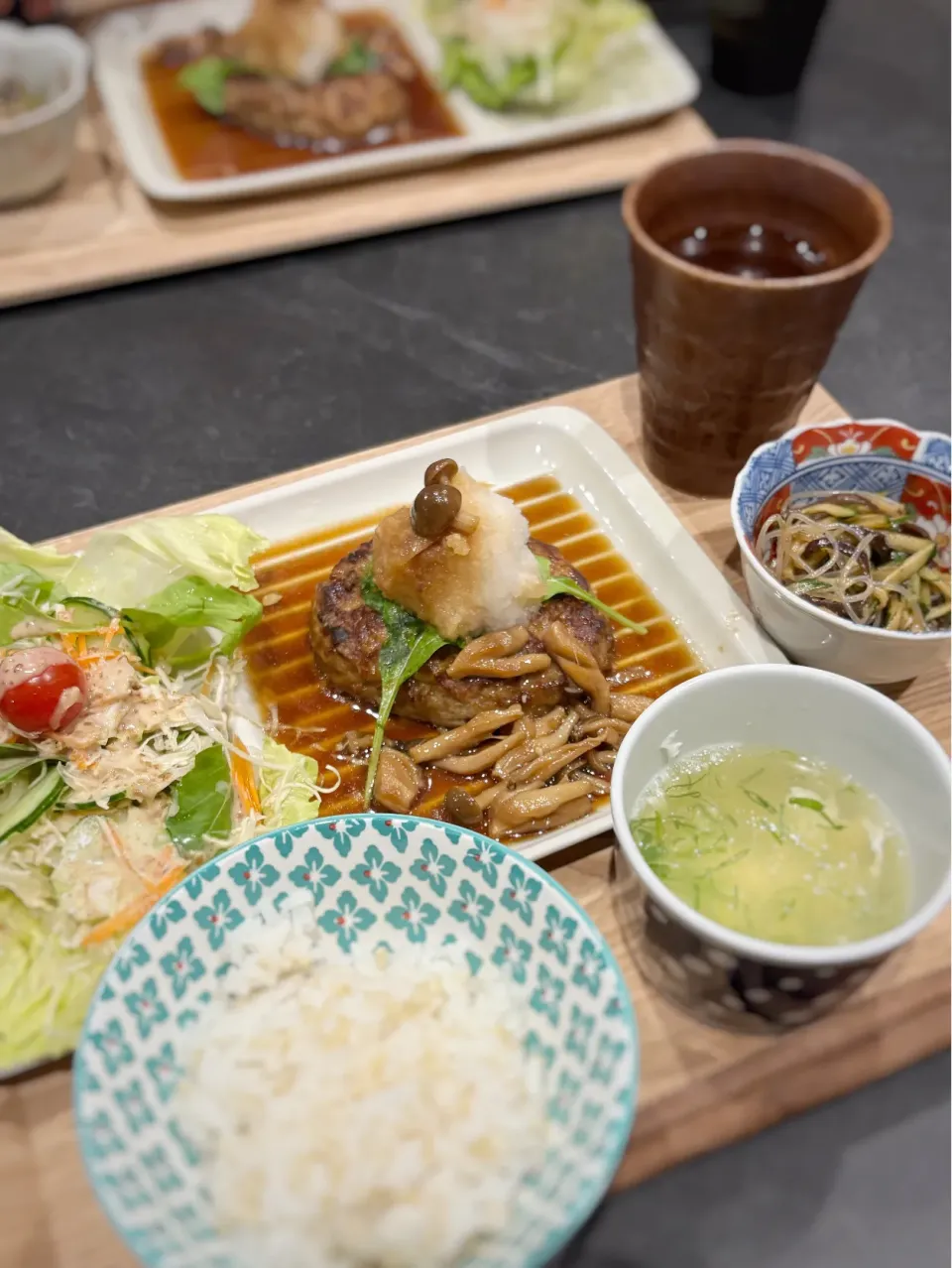 ⌘角煮の残りタレを使っておろしハンバーグ|✼Bǝё-n✼さん