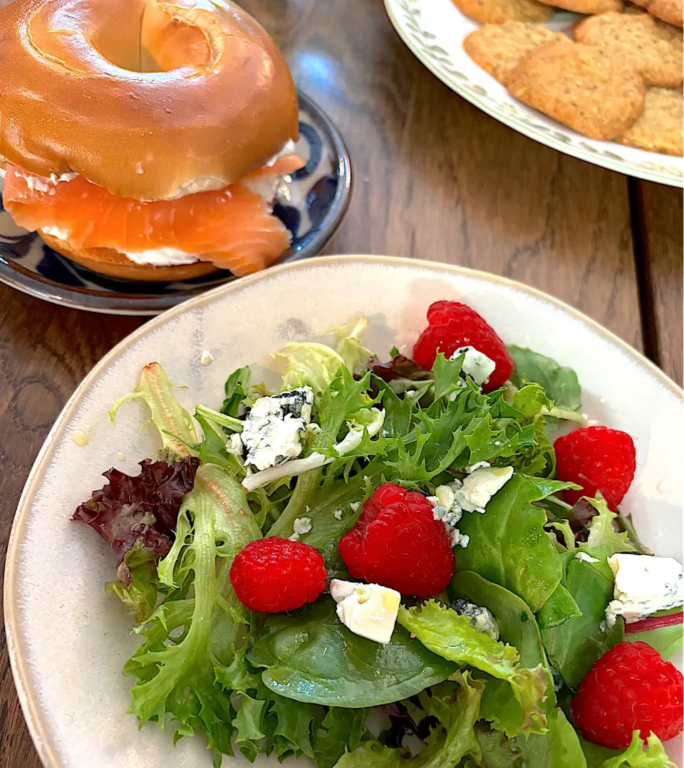 LOX, ブルーチーズサラダ、オートミールクッキー|Masamiさん