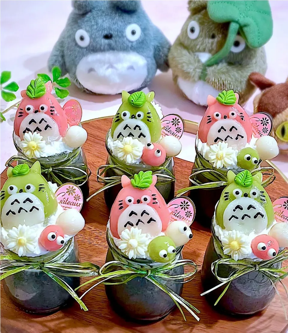 トトロ白玉の黒胡麻プリン🍮|AXさん