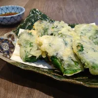 ピーマンの納豆大葉挟み揚げ|古尾谷りかこさん