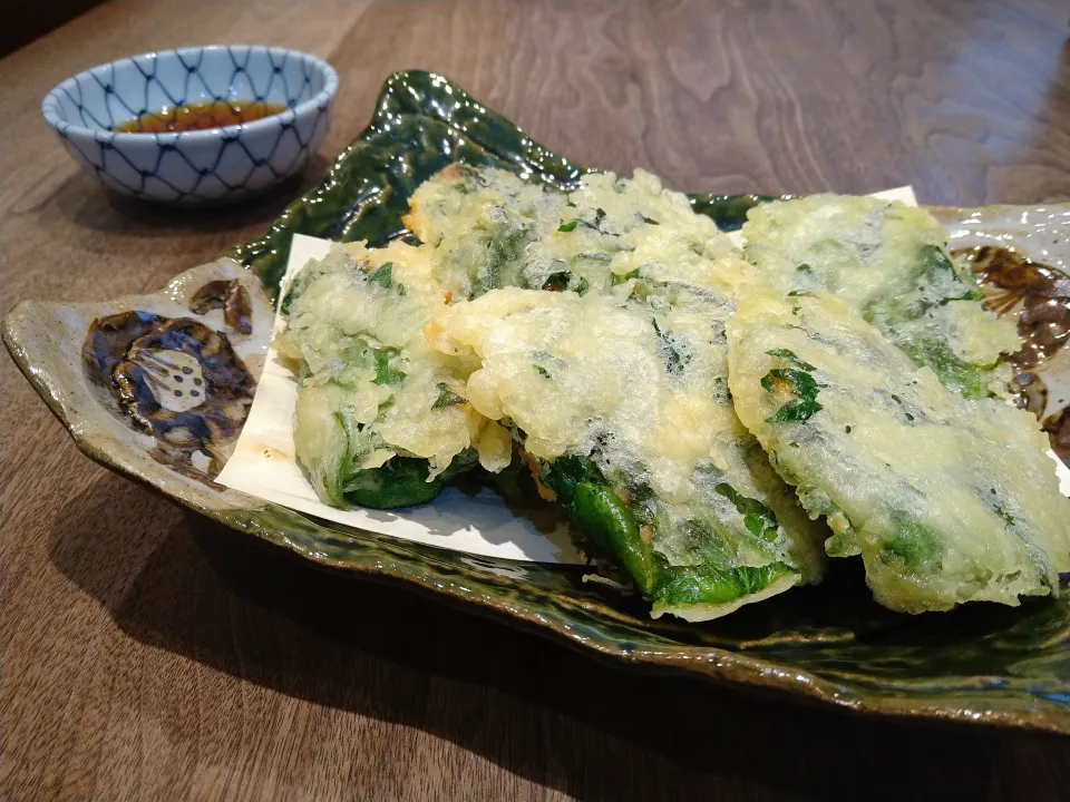 ピーマンの納豆大葉挟み揚げ|古尾谷りかこさん