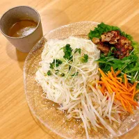 グリーンカレーつけ素麺
