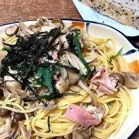 キノコ和風スパゲティ|ちいこさん