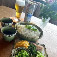 いつもの素麺　自家製つゆ|izunさん