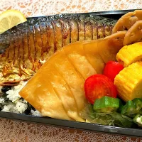 サバ塩弁当🐟|はるさん