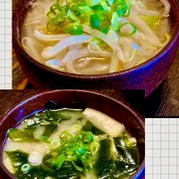 ＂つぶみそ＂で簡単みそ汁２品                               義務投稿⑤| mottoさん