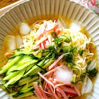 ゆずダレのさっぱりそうめん。| ちはるさん