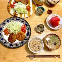 コロッケ＆大豆ミート入りゴボウキャベツメンチカツ！！|さくたえさん