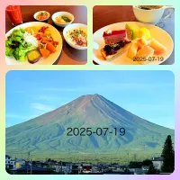 ホテルのご飯と、窓からの富士山|tap.rinさん