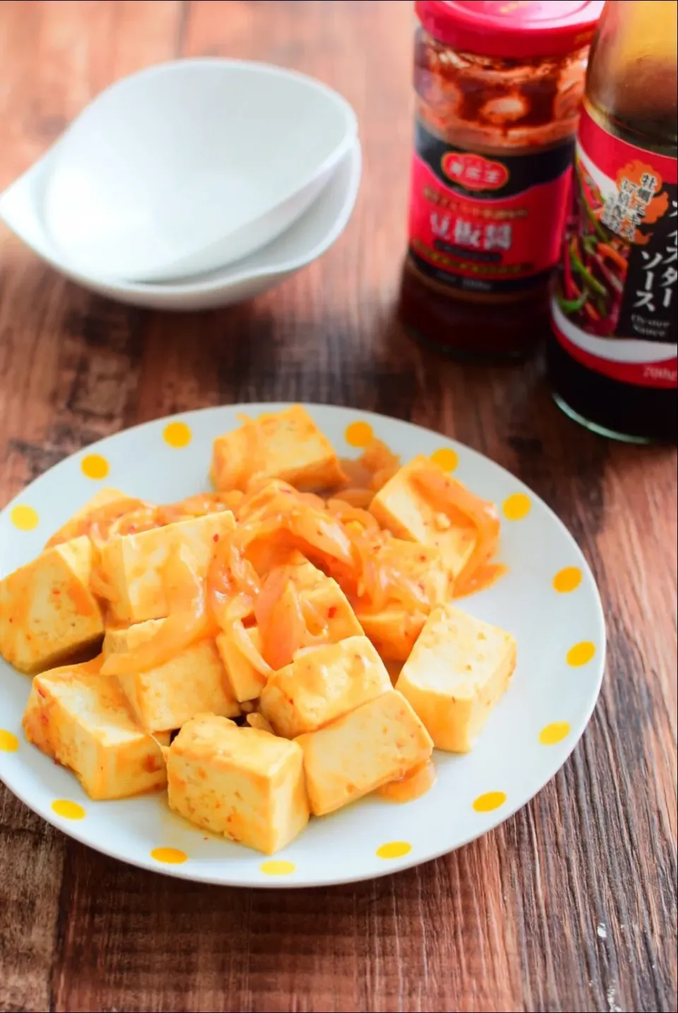 豆腐のオイスターソース味噌炒め|アマイモノ・クウ蔵さん