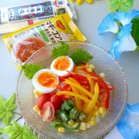 コンソメでさっぱりそうめん