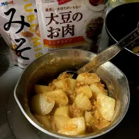 モニター商品で、お大根のそぼろ煮込み|renharuruさん