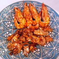 車海老の塩焼き＆車海老殻焼き| foodanalystＭＩＫＩさん
