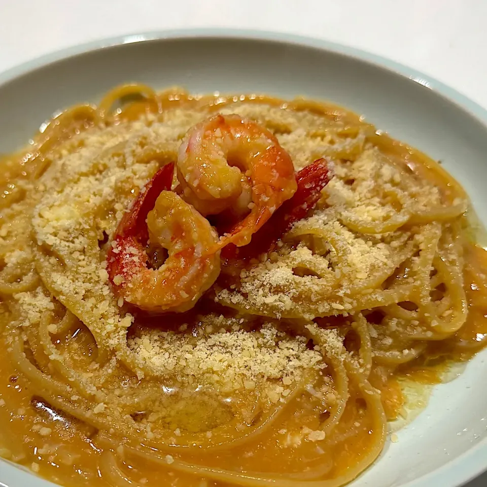 海老のトマトクリームパスタ|ヨシュアさん