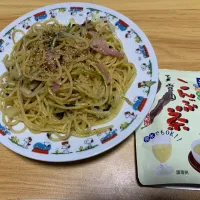 スパゲッティ。隠し味に使いました。|料理好きなじいさまさん
