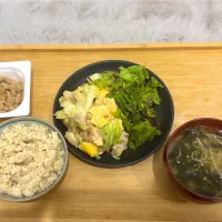 鶏キャベツ定食|susie5さん