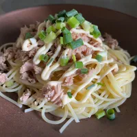 ツナマヨポン酢パスタ|sanaeさん