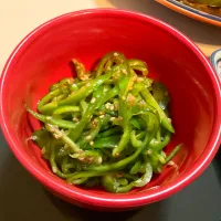 生ピーマンの麺つゆ胡麻油和え|Takeshi  Nagakiさん