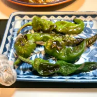 採れたて甘唐辛子🌶️