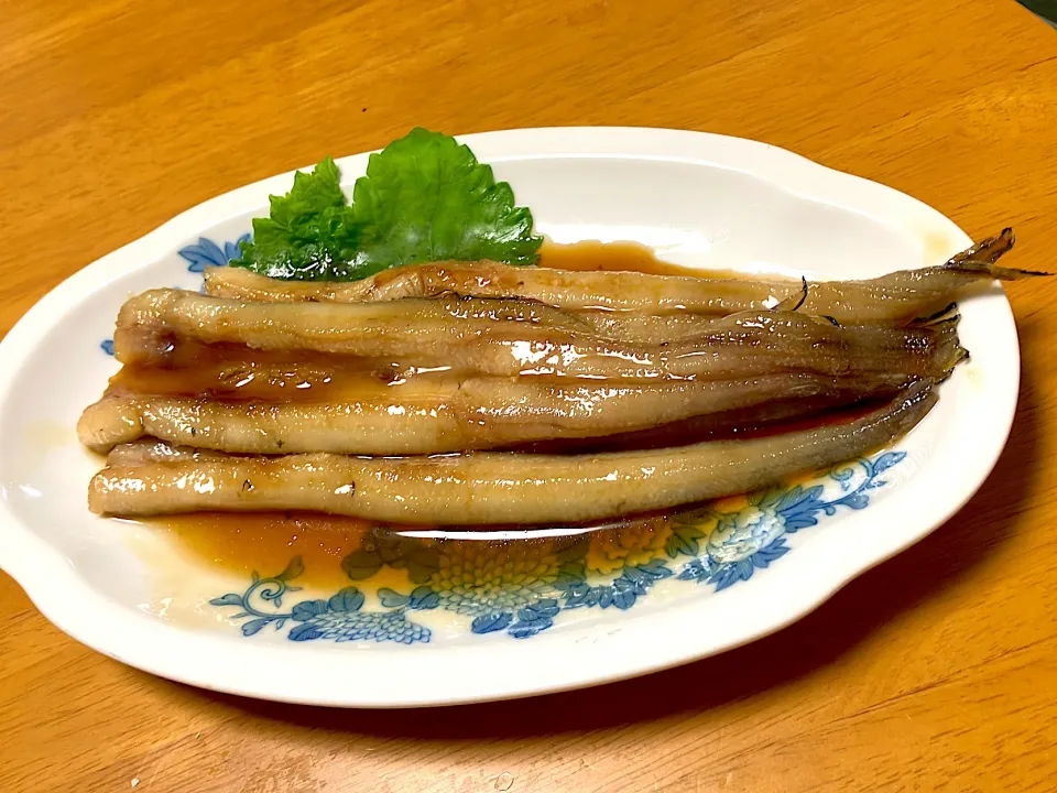 海の状態があまり良くない、こんな時は穴子なら釣れる🎣 【穴子のふっくら煮3匹】【日の出料理酒】【日の出みりん】庭の青シソ|🐈⸒⸒⸒⸒つるのダンス🐈🐾さん