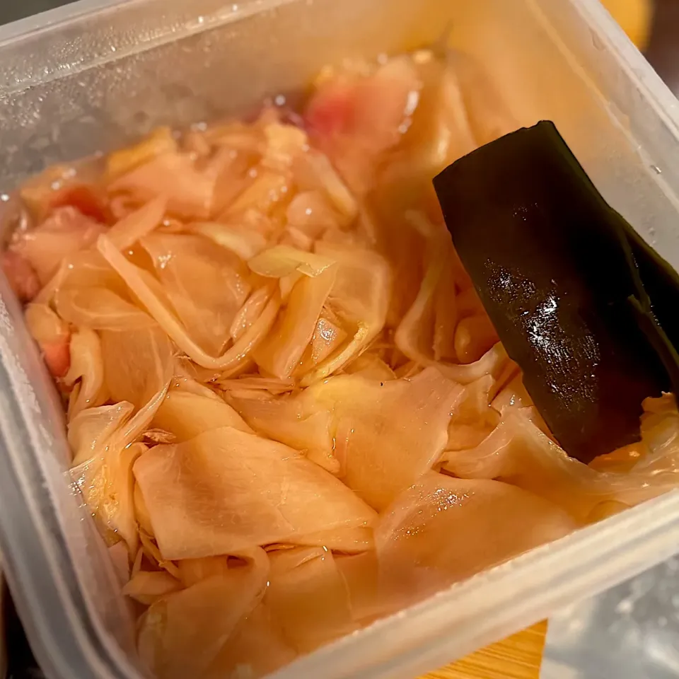 自家製ガリ|ヨシュアさん