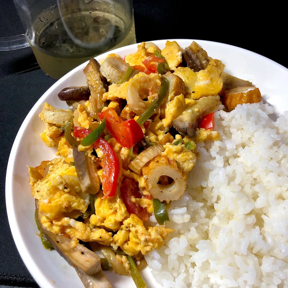 19:36 たまごちくわ炒め|へれ子さん