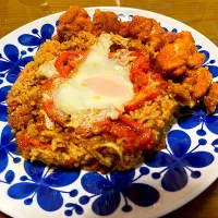 タンドリーからあげとガラムマサラライス|からあげさん