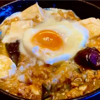 残り物丼ランチ「大豆のお肉の麻婆丼」                      義務投稿(おまけ)