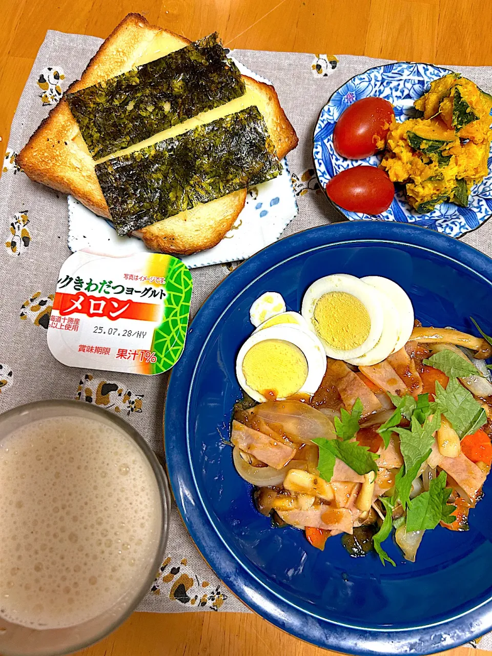 今日の朝ごはん。|くのっちさん