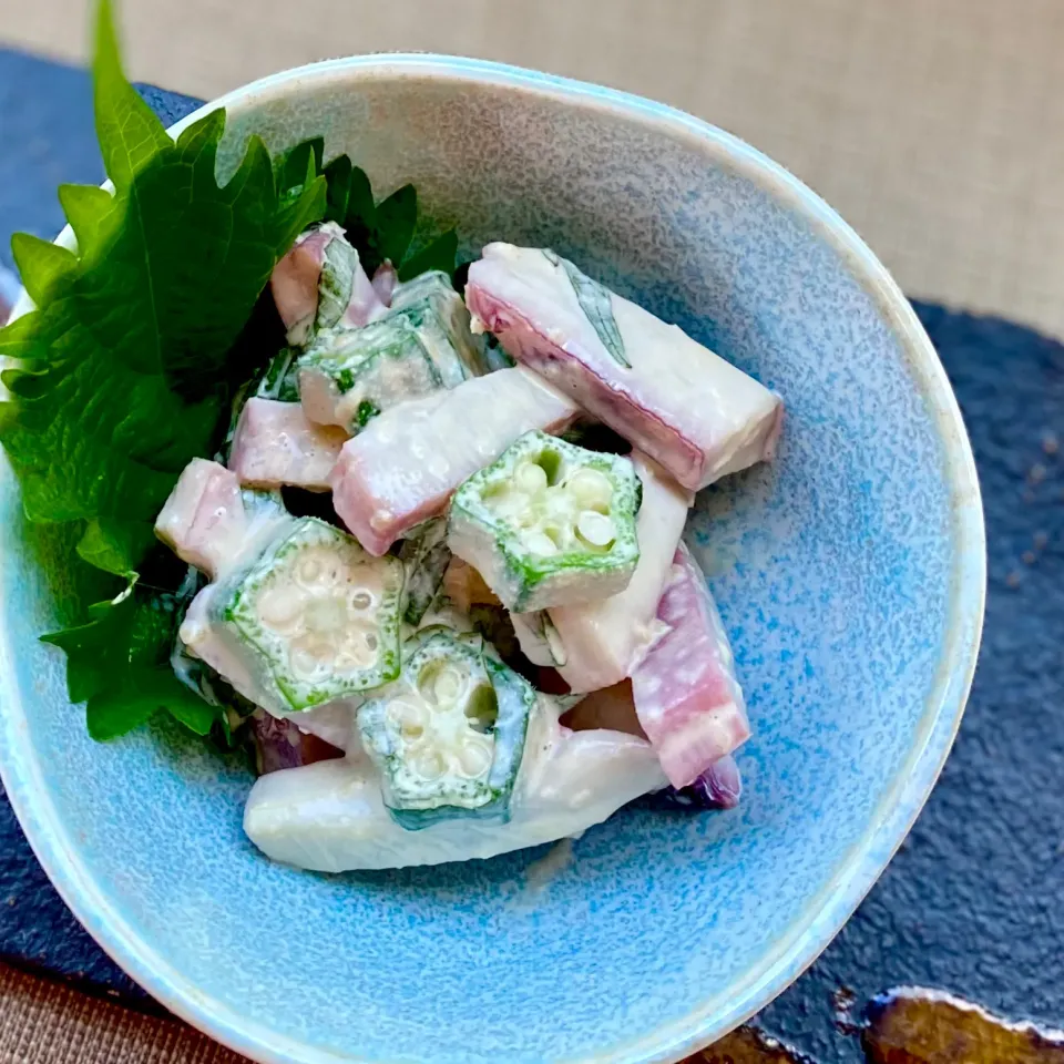 ボイルイカとオクラの和え物|けいこさん