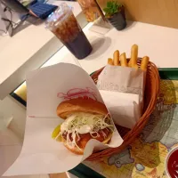 Teriyaki Chicken Burger & Fries 🍟 🍔🤤|An'leeさん