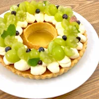 シャインマスカットのリースタルト|miuさん