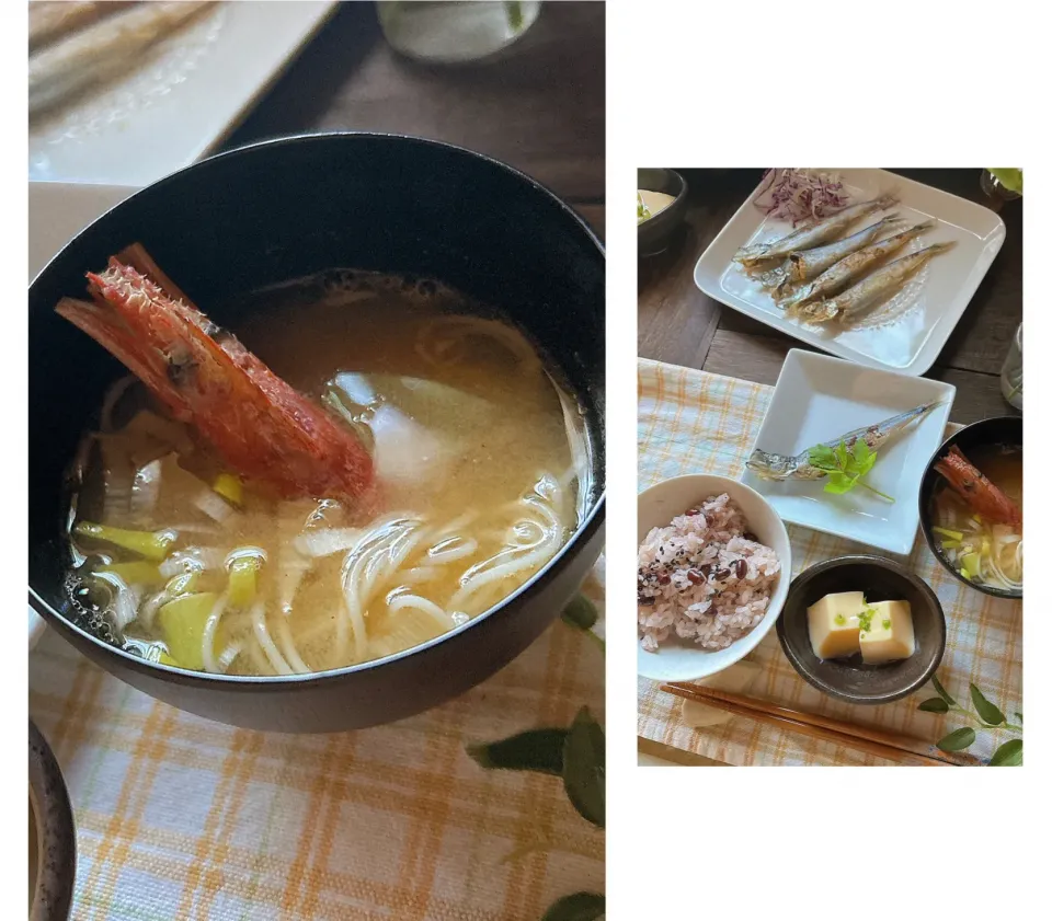有頭エビのお味噌汁|meg*ˊᵕˋ*megさん