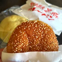 海老名の黒豚カレーパン&メロンパン|らんさん