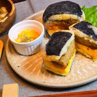 新感覚ハンバーグむすび