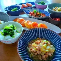 白菜麻婆で晩ごはん|さらママさん