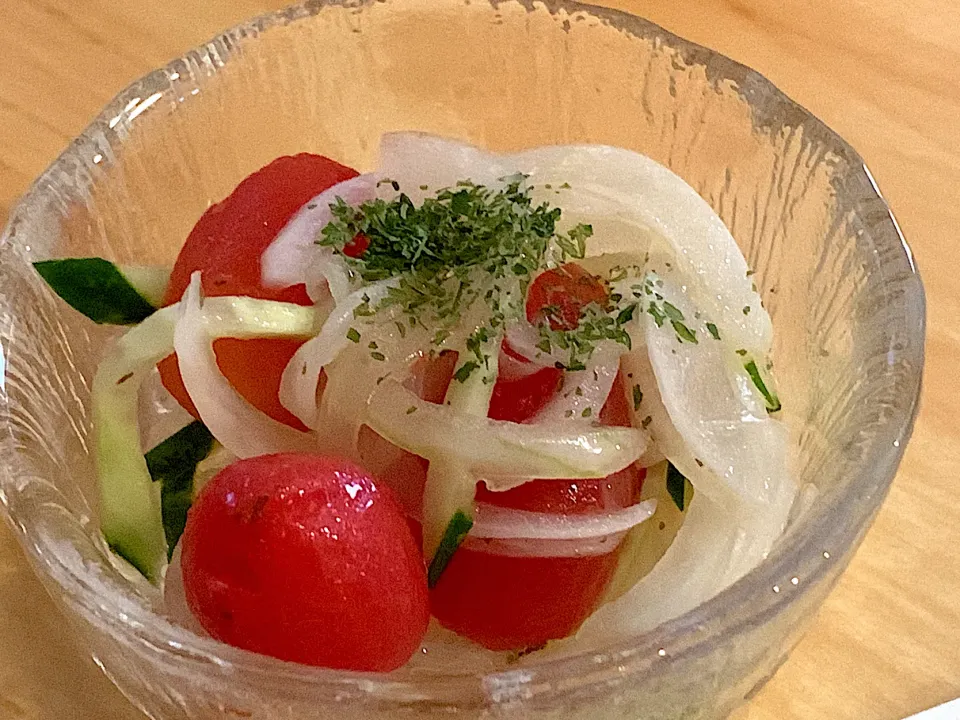 トマト🍅マリネ|おじょうさん