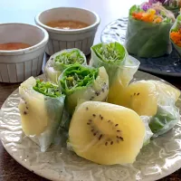 🥝キウイの生春巻き🥝|ユッキーさん